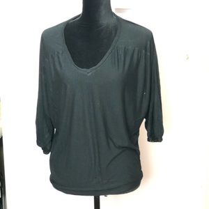 The Limited Black quarter sleeve shirt.